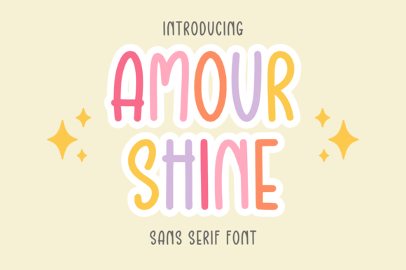 Amour Shine: A Polished Sans Serif Font for Branding