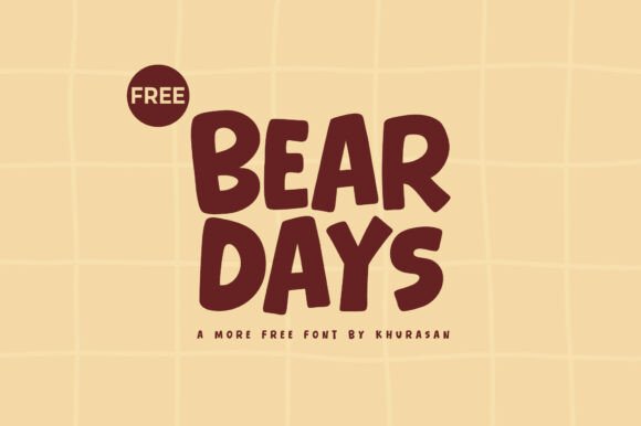 Bear Days: A Modern Font for Handmade Magic