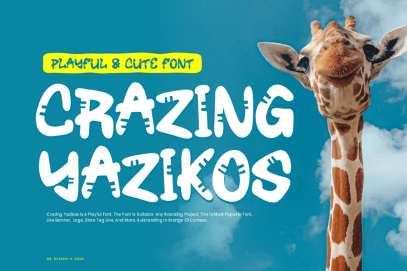 Crazing Yazikos Font Review for Campaign Design