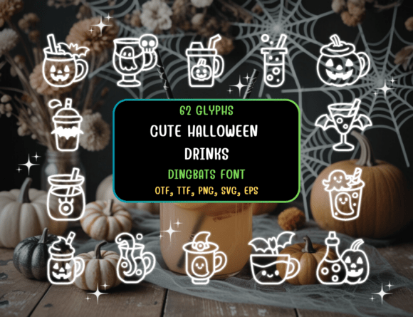 Cutehalloweendrinks Regular Font Review