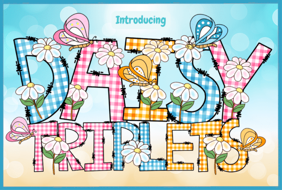 Daisytriplets: A Playful Font for Editorial Creativity
