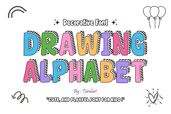 Discover the Charm of Drawing Alphabet in Editorial Design