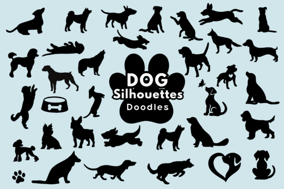 Dog Silhouettes Font Review