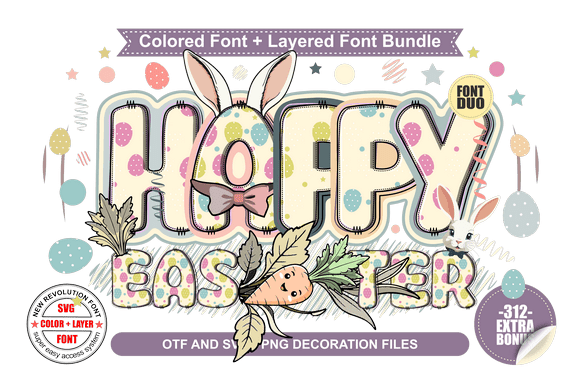 Happy Easter Font for Business Branding