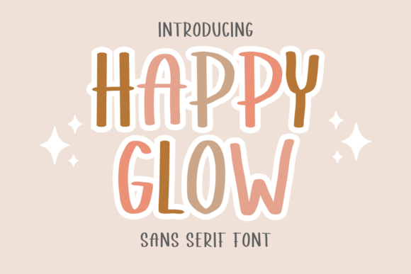 Happy Glow: A Handwritten Sans Serif Font for Editorial Design