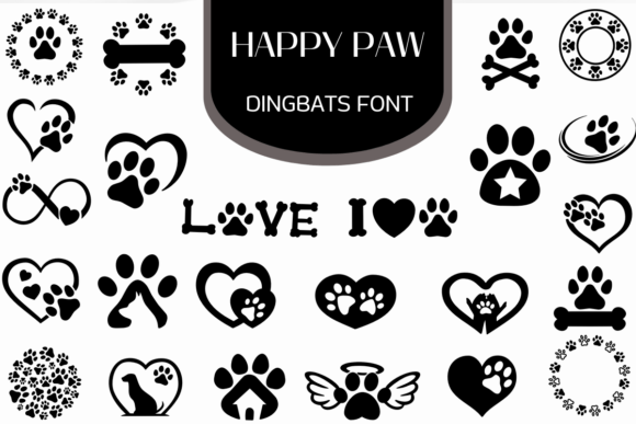 Happy Paw Font for Creative Campaigns