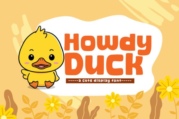 Howdy Duck Font for Handmade Creations