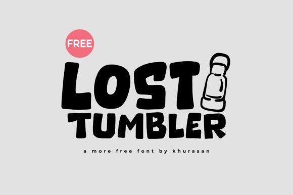 Lost Tumbler Font for Editorial Design and Content Creation