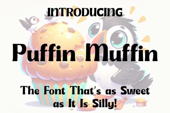 Puffin Muffin Font for Handmade Creations