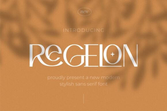 Regelon: A Trendy Serif Font for Modern Branding