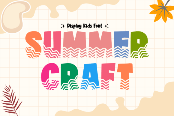 Summer Craft Font for Eye-Catching Digital Campaigns