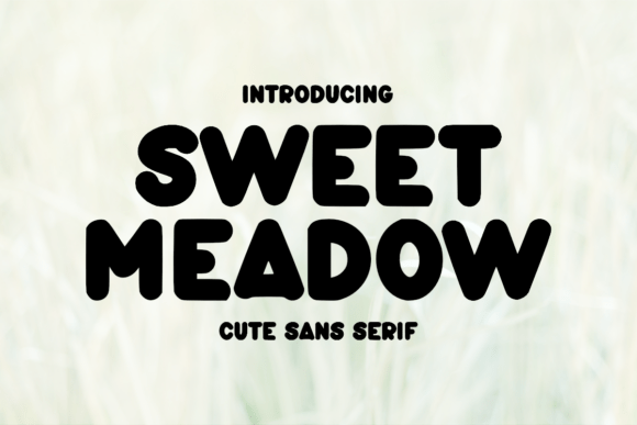 Sweet Meadow Font for Web Design