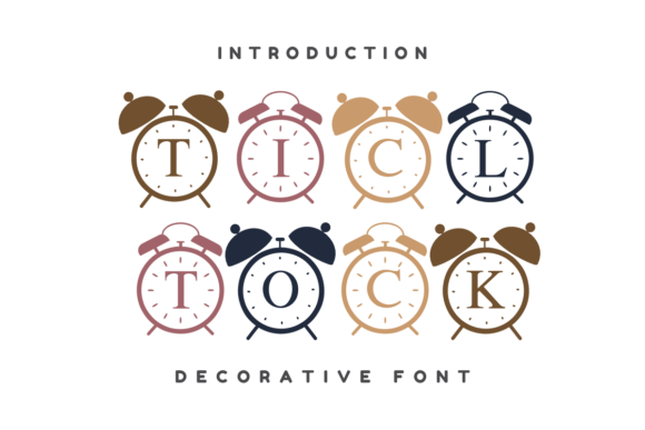 Tick Tock: A Delightful Display Font for Editorial Projects