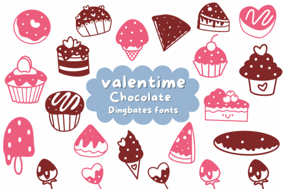 Valentime Chocolate Font for Editorial Design